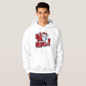 Santa ho ho ho hoodie (Voorkant volledig)