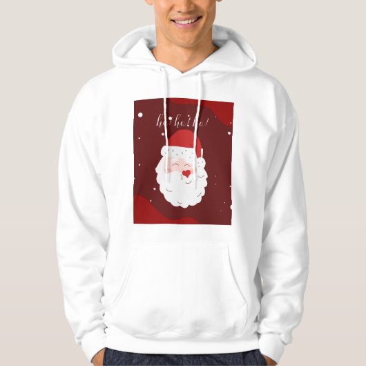 "Santa 'Ho! Ho! Ho!' Kerst Hoodie - Perfect (Voorkant)