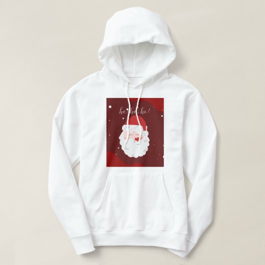 "Santa 'Ho! Ho! Ho!' Kerst Hoodie - Perfect (Design voorkant)