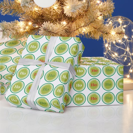 Santa Ho Ho Ho Kerstmis Cadeaupapier (Feestdagen)