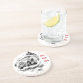 Santa Ho Ho Ho Onderzetter (Zijkant)