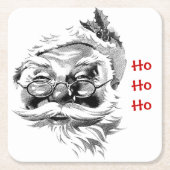 Santa Ho Ho Ho Onderzetter (Voorkant)