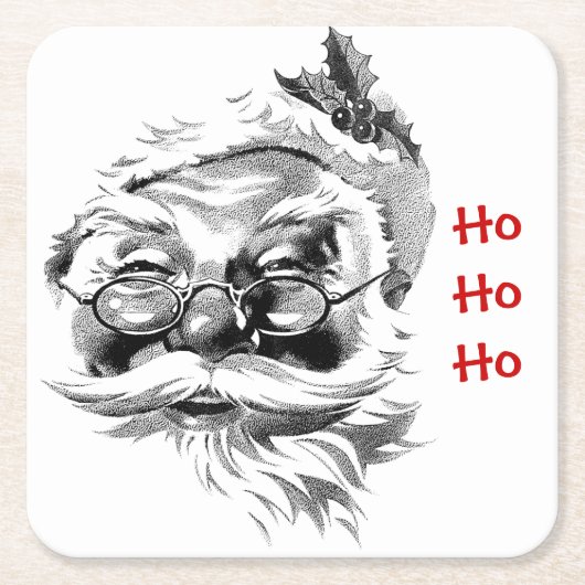 Santa Ho Ho Ho Onderzetter (Voorkant)