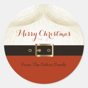 Santa Ho Ho Ho Ronde Sticker