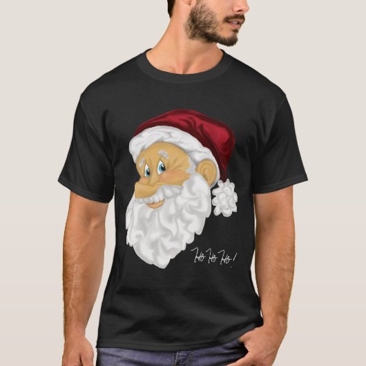 Santa, Ho Ho Ho. T-shirt (Voorkant)