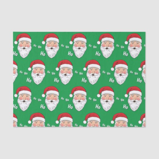 Santa (Ho, Ho, Ho) Tissuepapier (Voorkant)
