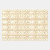 Santa Ho Ho Ho Wrapping Paper - Feestelijk Plezier (Voorkant 3)