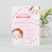 Santa Ho Ho Hos Grappige Vriendjes Kerstfeest Kaart (Staand voorkant)