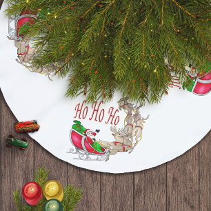 Santa Ho Ho Sleigh Reindeer Classic Kerstboom Rok