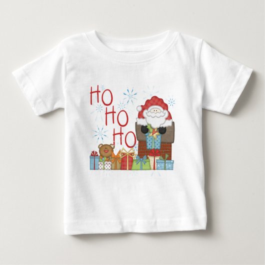 Santa Ho Ho Tshirts en Geschenken (Voorkant)