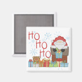 Santa Ho Ho Tshirts en Geschenken Magneet (Voorkant / Achterkant)