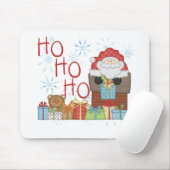 Santa Ho Ho Tshirts en Geschenken Muismat (Met muis)