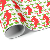 SANTA HOCKEY CADEAUPAPIER (Rol Hoek)