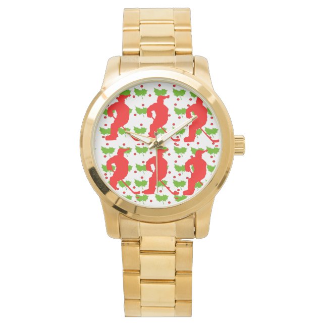 SANTA HOCKEY HORLOGE (Voorkant)