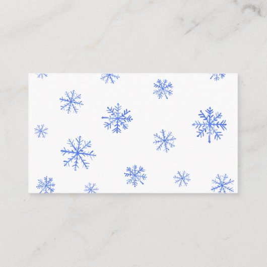 Santa hoed boeken voor baby ticket bijsluiter kaar informatiekaartje (Achterkant)