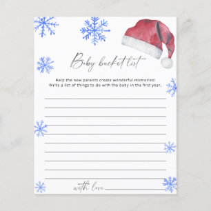 Santa hoed - bucket list spel