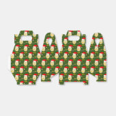 Santa hoed fluit eierkop bedankdoosjes (Uitgevouwen)