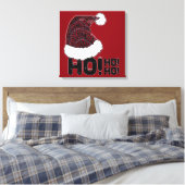 Santa Hoed met Tekst Canvas Afdruk (Insitu (Slaapkamer))