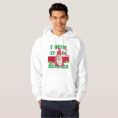 Santa HoHoHo! Summer wish Hooded Sweatshirt (Voorkant volledig)