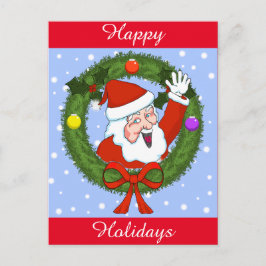 Santa Holiday Briefkaart ()