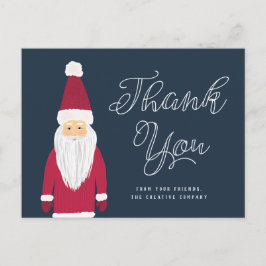 Santa Holiday Dank u Briefkaart