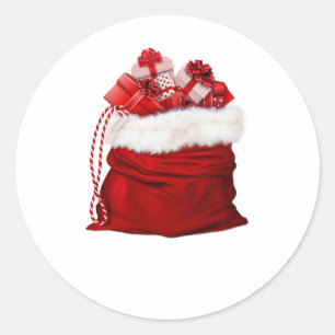 Santa Holiday December Art Destiny's Destiny Ronde Sticker