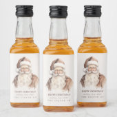 Santa Holiday Favorieten Mini Liquor Flesetiketten Likeurfles Etiket (Flessen)