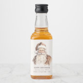 Santa Holiday Favorieten Mini Liquor Flesetiketten Likeurfles Etiket (Voorkant)