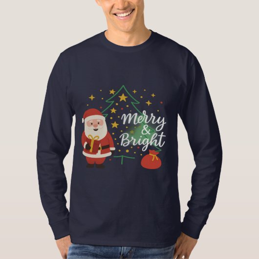 Santa Holiday Gift T-Shirt for Husband – Christmas (Voorkant)