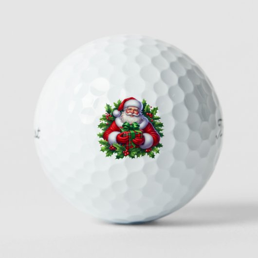 Santa Holiday Golfballen (Voorkant)