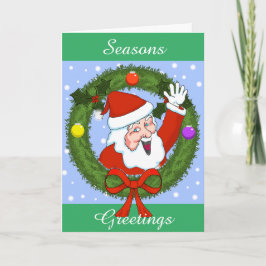 Santa Holiday Greeting Kaart ()