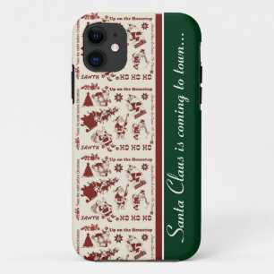 Santa Holiday iPhone 5/5S Case-Mate iPhone Case