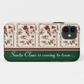 Santa Holiday iPhone 5/5S Case-Mate iPhone Case (Achterkant (horizontaal))