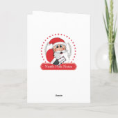 Santa Holiday Kaart Halloween (Achterkant)