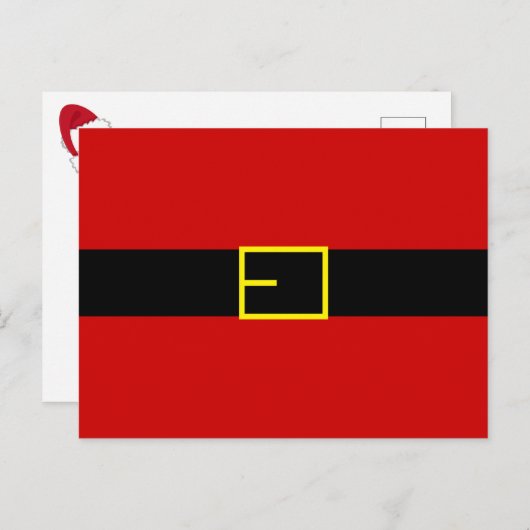 Santa Holiday Post Card Briefkaart (Voorkant / Achterkant)