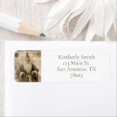 Santa Holiday retouradres Etiket (Insitu)