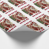Santa Holiday-verpakkingspapier Cadeaupapier (Hoek)