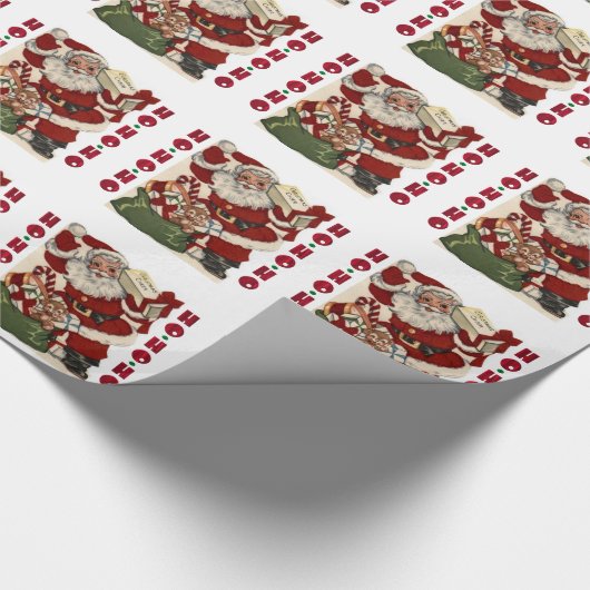  Santa Holiday-verpakkingspapier Cadeaupapier (Hoek)