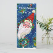 SANTA, HOLLYBERRY CROWNS CHRISTMAS PARTY Programme Kaart (Staand voorkant)