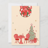 Santa Hos Grappige Volwassen Vriendjes Kerstfeest Kaart (Achterkant)