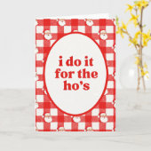 Santa Ho's Kaart (Gele Bloem)