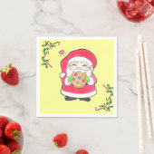 Santa houdt van Cookies Napkins Servetten (Insitu)