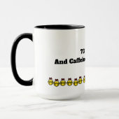 Santa Hugging Radio Kerstmis Mok (Links)