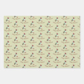 Santa Hummingbird Merry kerst Inpakpapier Vel (Voorkant 3)