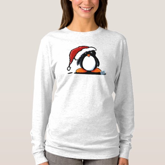 Santa Humphrey Penguin (donker kleed) Shirt (Voorkant)