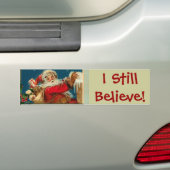 Santa I geloof Jumbo Sticker (Op auto)
