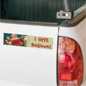 Santa I geloof Jumbo Sticker (Op Truck)