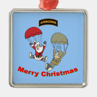 Santa II Metalen Ornament