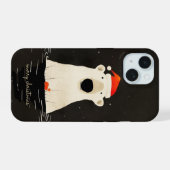Santa IJsbeer iPhone 15 Case (Achterkant horizontaal)