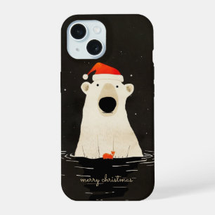 Santa IJsbeer iPhone 15 Case